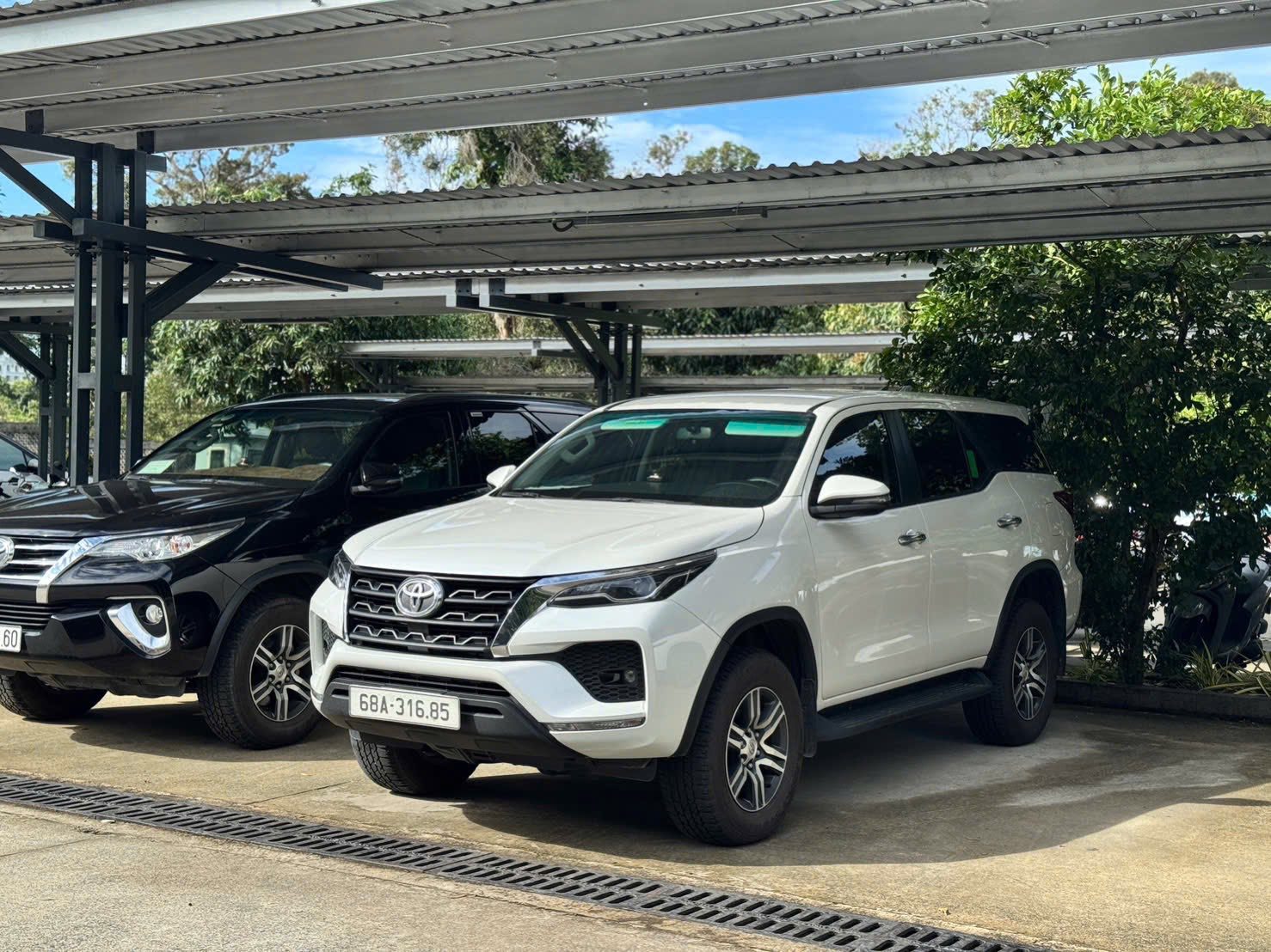 Toyota Fortuner SUV in the fleet